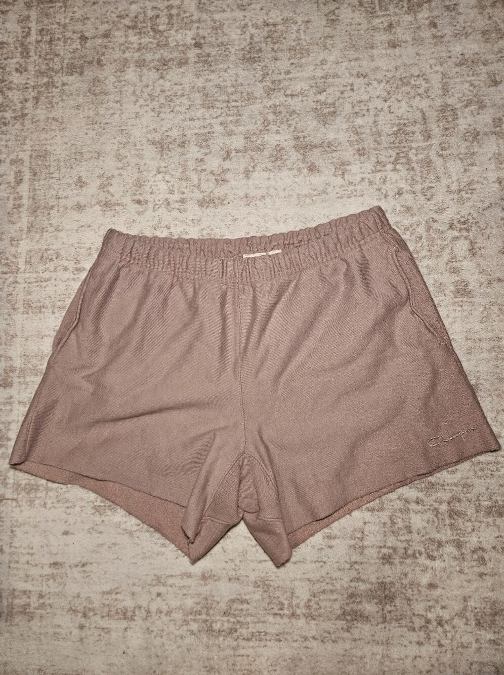 Champion Women's Dusty Mauve High-Waist Lounge Shorts